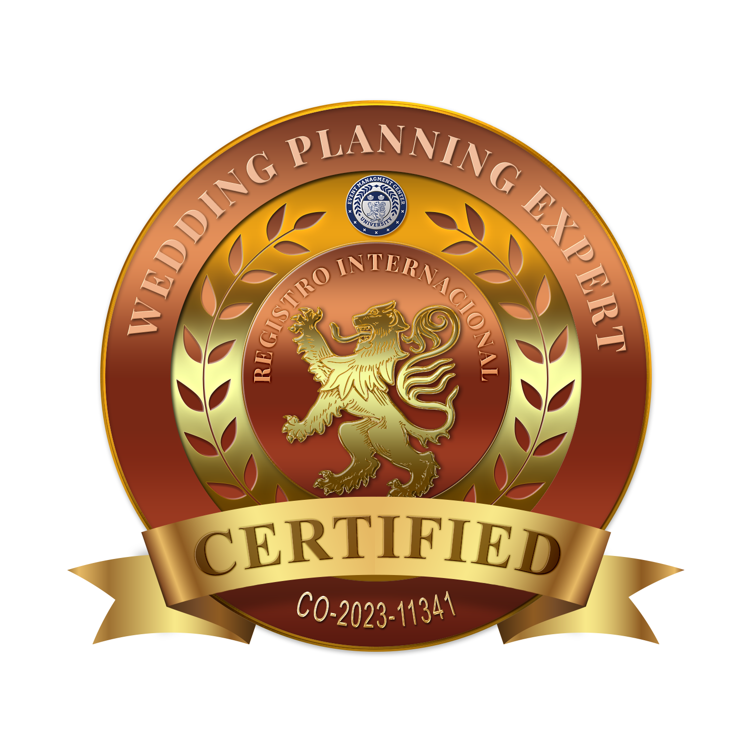 Certified Wedding Planning Expert CO-2023-11341